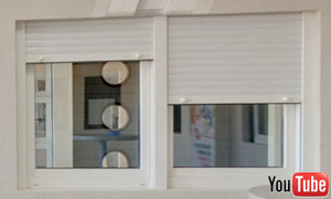 Tapparella UNIBOX PLUS doppia, azionamento manuale con cinghia